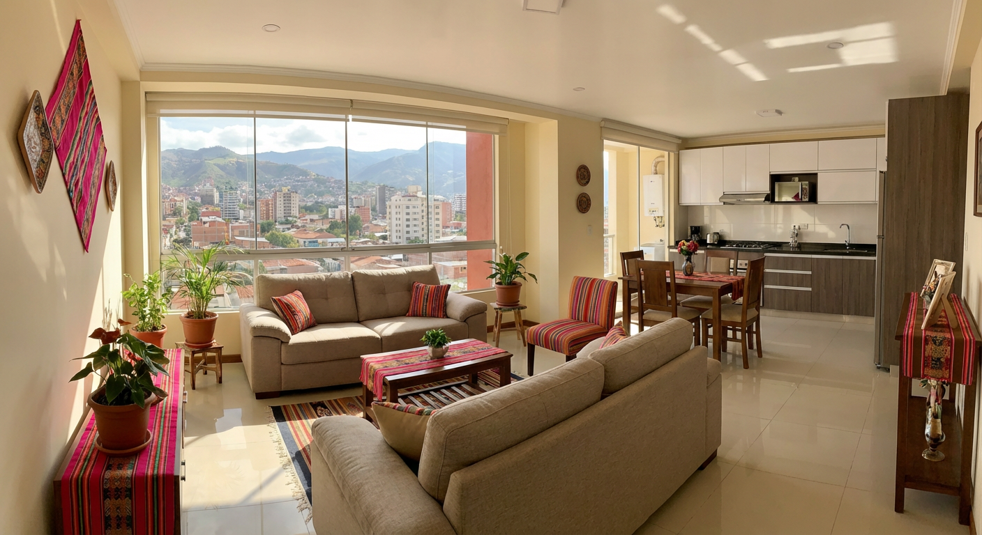 Apartamento en anticrético - La Paz